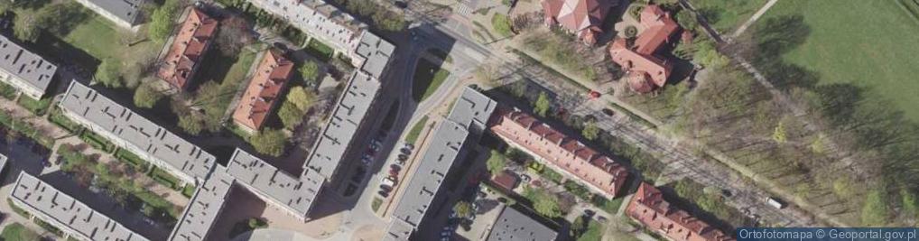 Zdjęcie satelitarne Miejska Biblioteka Publiczna