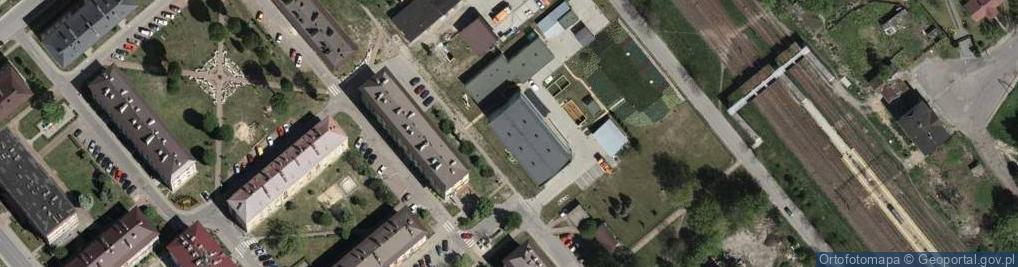 Zdjęcie satelitarne Miejska i Gminna Biblioteka Publiczna