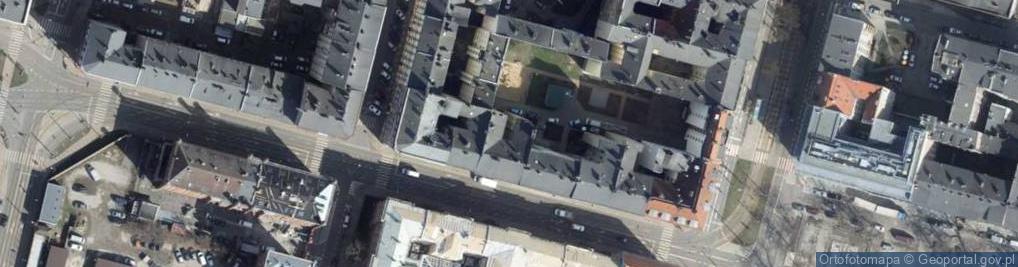 Zdjęcie satelitarne Miejska, Publiczna Filia nr 22