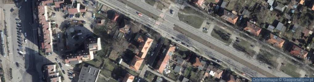 Zdjęcie satelitarne Miejska, Publiczna Filia nr 25
