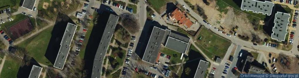 Zdjęcie satelitarne Miejska, Publiczna im. Marii Dąbrowskiej Filia nr 8
