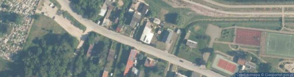 Zdjęcie satelitarne Miejsko Gminna Biblioteka Publiczna w Wąchocku