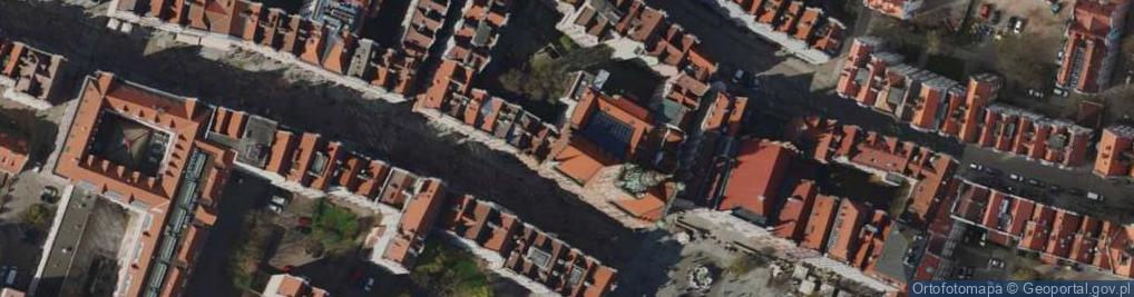 Zdjęcie satelitarne Muzeum Historii Miasta Gdańska