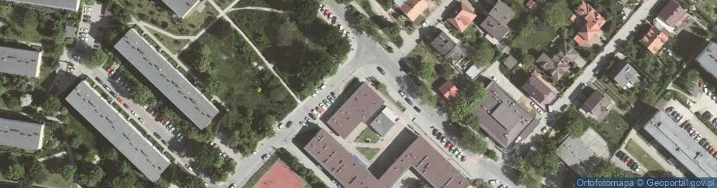 Zdjęcie satelitarne Podgórska, Publiczna Filia nr 14
