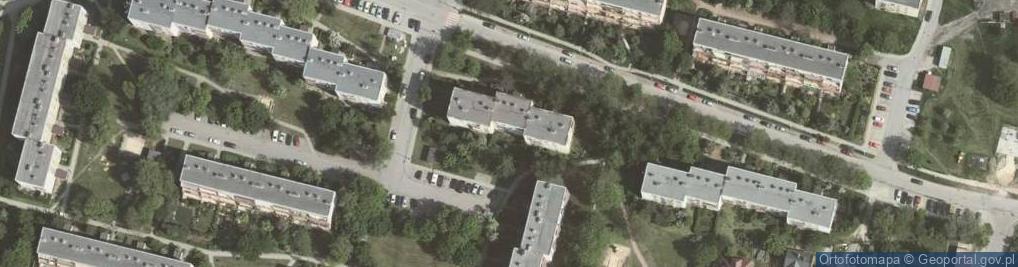 Zdjęcie satelitarne Podgórska, Publiczna Filia nr 22