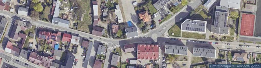 Zdjęcie satelitarne Powiatowa Biblioteka Publiczna w Wieruszowie