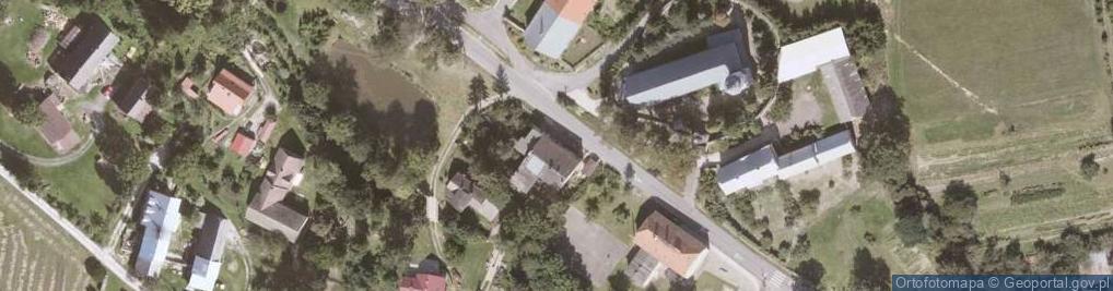 Zdjęcie satelitarne Publiczna Gminy Bystrzyca Kłodzka, filia w Starej Łomnicy