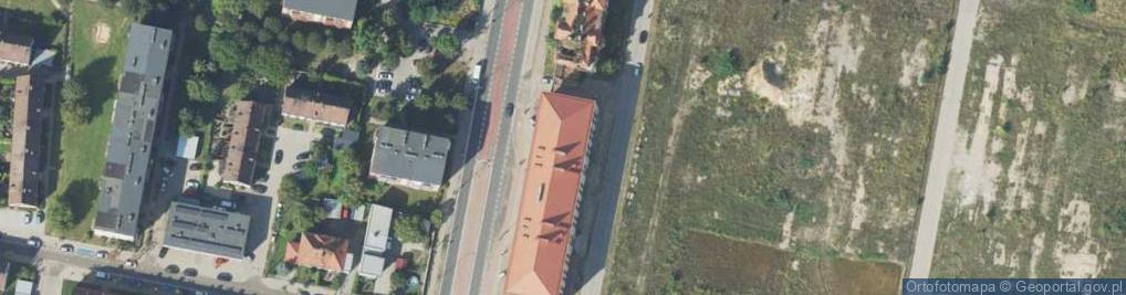 Zdjęcie satelitarne Punkt Biblioteczny w Społecznej Wyższej Szkole Przedsiębiorczoś