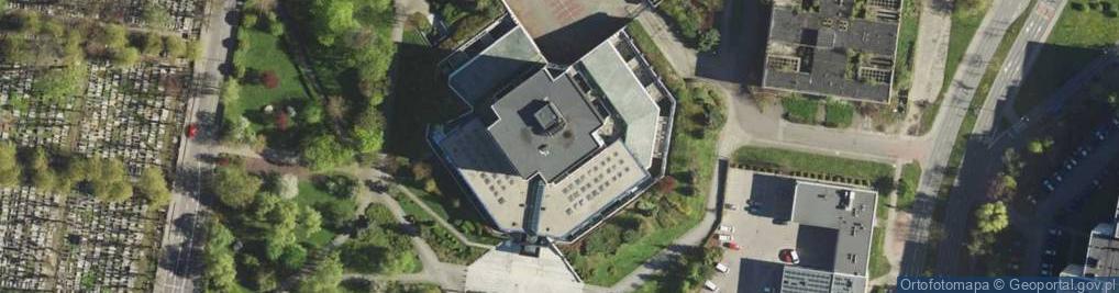 Zdjęcie satelitarne Śląska (gmach główny)