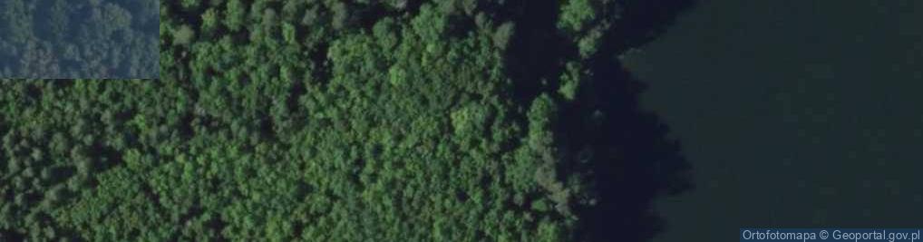 Zdjęcie satelitarne za Mysią Wyspą- jez. Bełdany