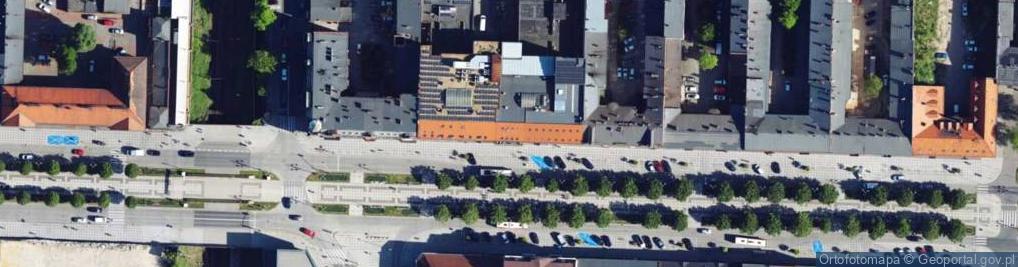 Zdjęcie satelitarne Piotr Szecówka Agencja Nieruchomości Arum