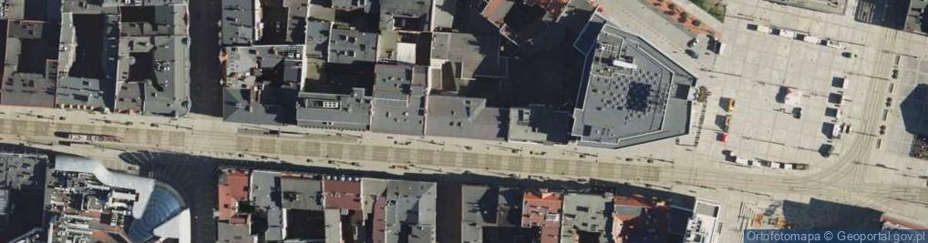 Zdjęcie satelitarne Biuro Podróży i Turystyki Almatur Katowice