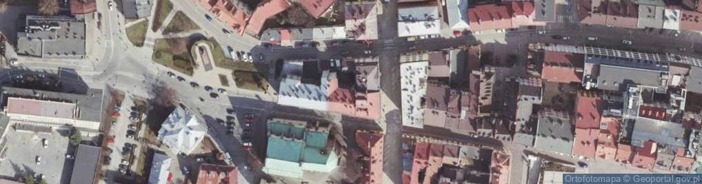 Zdjęcie satelitarne Biuro Usług Turystycznych Columbus A Pęcherek M Sepioł