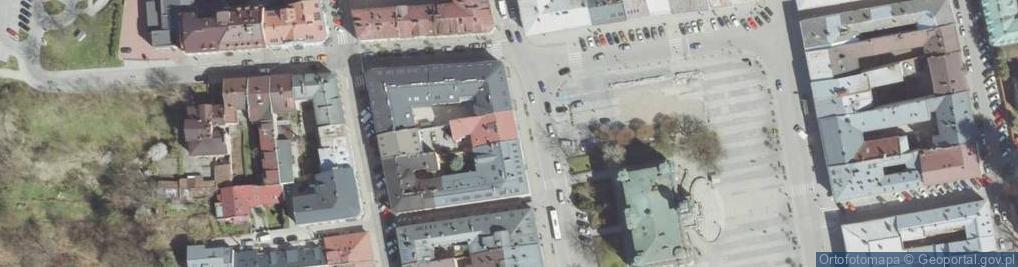 Zdjęcie satelitarne Gromada Nowy Sącz