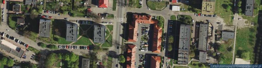 Zdjęcie satelitarne Biuro Rachnkowe Progresja