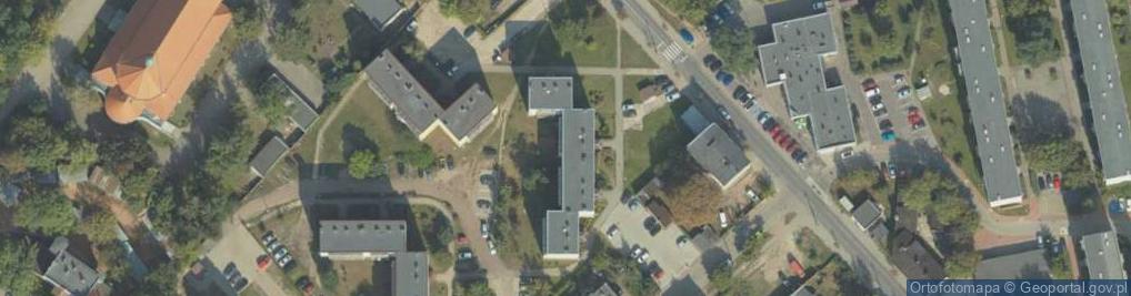 Zdjęcie satelitarne Centrum Rachunkowości i Podatków Bjmbarbara Ciszewska - Pertek