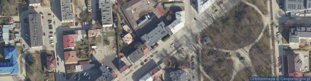 Zdjęcie satelitarne Ewa Kizińska Leszek Kiziński Biuro Rachunkowe Plus