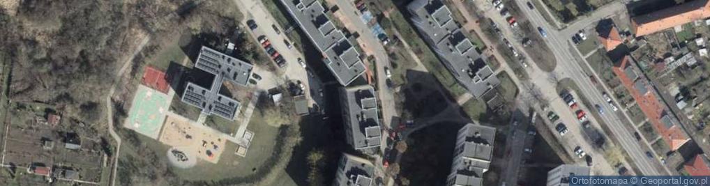 Zdjęcie satelitarne Skra Biuro Inwentaryzacyjno Rachunkowo Podatkowe Krystyna Wawrzyniak Sylwia Kahlke