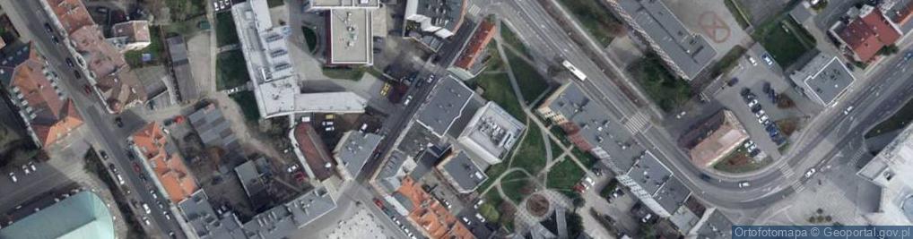 Zdjęcie satelitarne Opolskie Centrum Wysokich Technologii