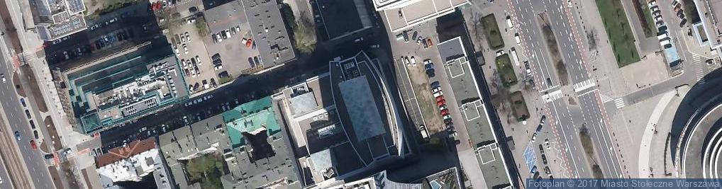 Zdjęcie satelitarne Śródmieście, Warsaw Towers, ul. Sienna 39