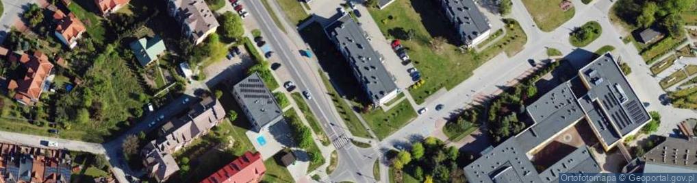 Zdjęcie satelitarne Szkolna 6 (Osiedle Przylesie)