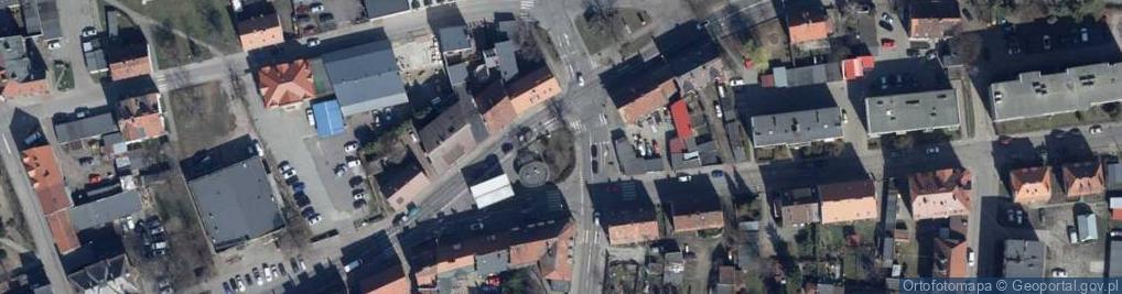 Zdjęcie satelitarne Bliska - Stacja paliw