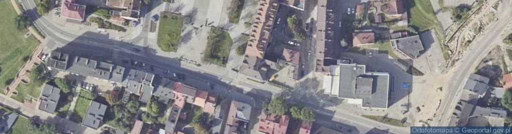 Zdjęcie satelitarne BNP Paribas - Oddział