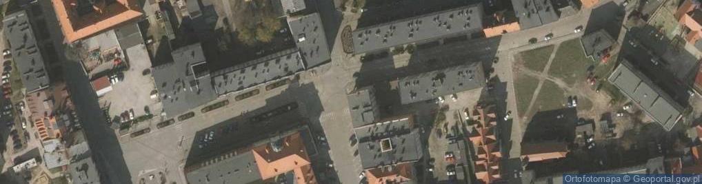 Zdjęcie satelitarne BNP Paribas - Oddział