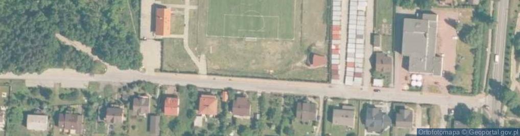 Zdjęcie satelitarne GLKS Przemsza Klucze