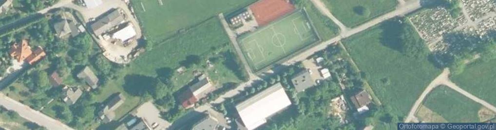Zdjęcie satelitarne LKS Rzyki Leskowiec