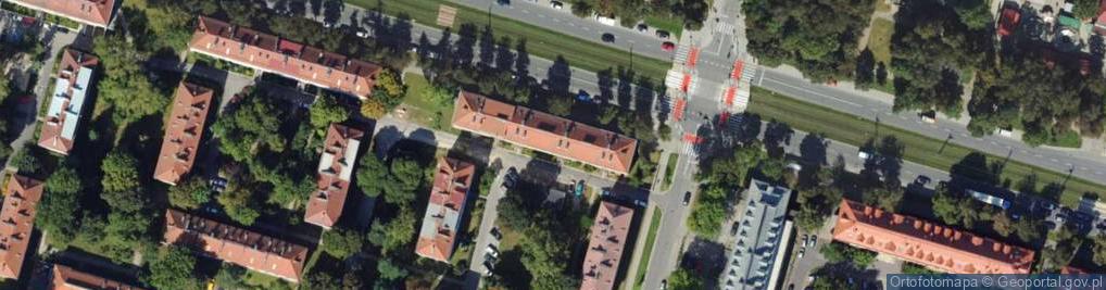 Zdjęcie satelitarne BSR Kraków