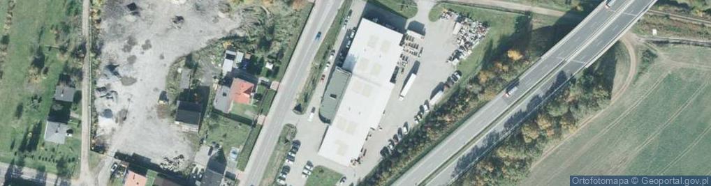 Zdjęcie satelitarne Klimosz - Oddział Pawłowice