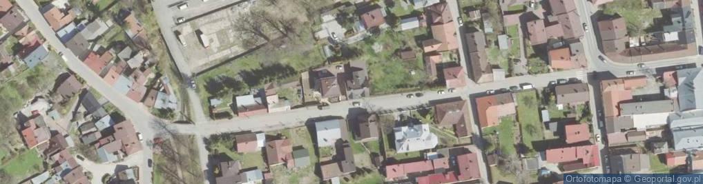 Zdjęcie satelitarne Kornik. Sklep stolarski.