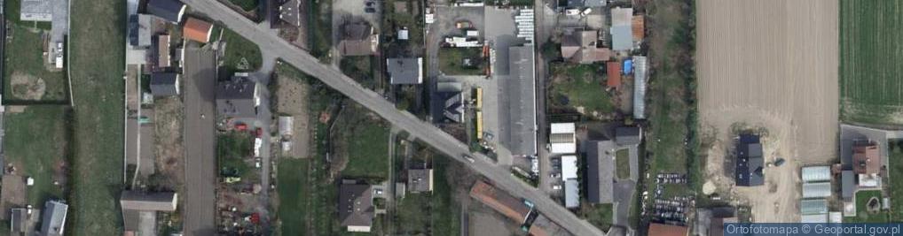 Zdjęcie satelitarne Poliwoda Gerard. Skład materiałów budowlanych