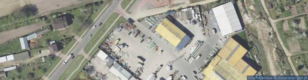 Zdjęcie satelitarne Skład budowlany Podbielski