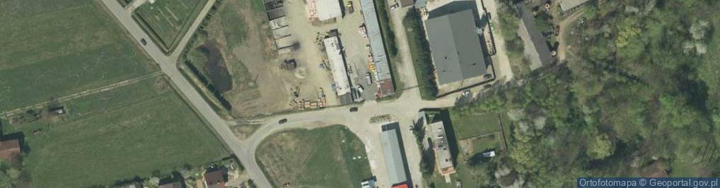 Zdjęcie satelitarne Skład budowlany
