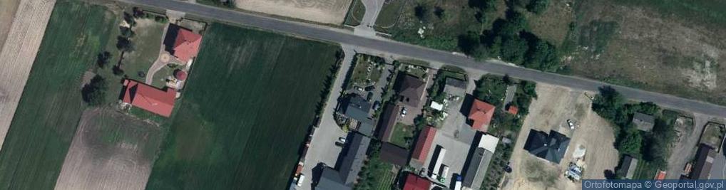 Zdjęcie satelitarne skład materiały budowlane - Staszko