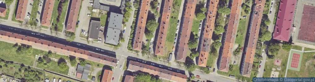 Zdjęcie satelitarne 1+1 Zakład Remontowo Budowlany Adam Kołodziej Zbigniew Zieliński