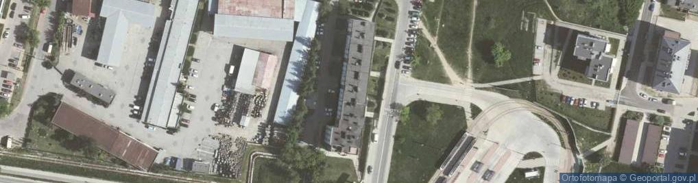 Zdjęcie satelitarne 1.Adam Chudecki Jadłodajnia Mała Chatka2.U Babuni