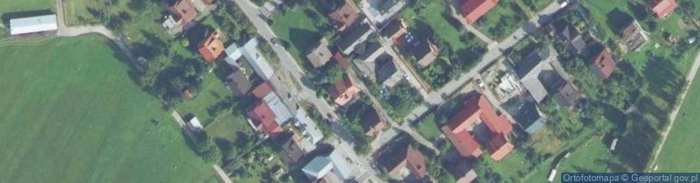 Zdjęcie satelitarne 1/ Edward Krzysik Eka Materiały i Usługi Budowlane2/ Tartak Usługowy Krzysik Marek, Krzysik Edward
