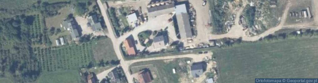Zdjęcie satelitarne 1.Przedsiębiorstwo Handlowo- Usługowe Włodzimierz Górski 2.Włodzimierz Górski Przedsiębiorstwo Budownictwa Inżynieryjnego Bio-Stan Lachman&Górski