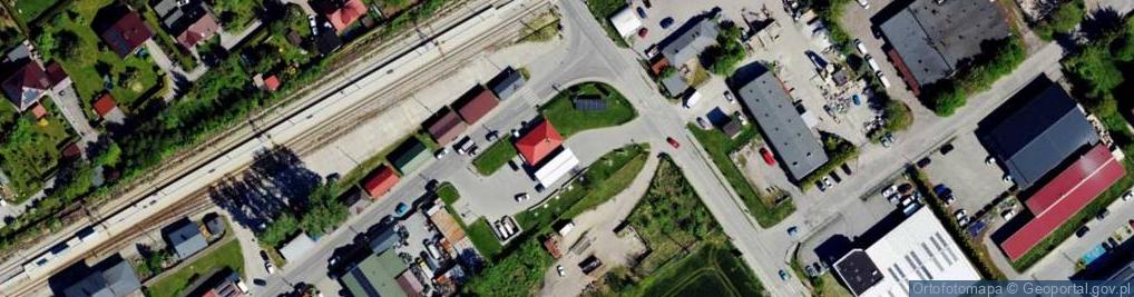 Zdjęcie satelitarne A.Usługi Remontowo-Budowlane , B.Przedsiębiorstwo Usług Geodezyjno-Budowlanych Agrobiw Puzik Jan