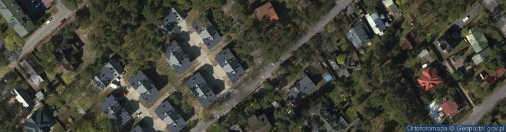 Zdjęcie satelitarne "Błękitny Józefów" domy jednorodzinne- deweloper PORT