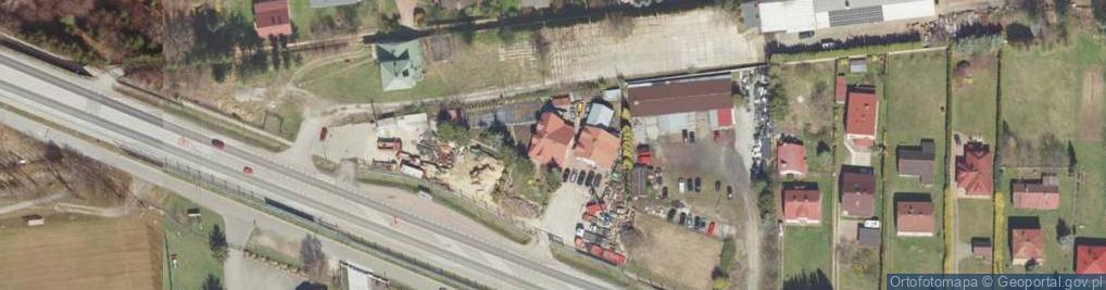 Zdjęcie satelitarne Eksploatacja Kruszywa Roboty Ziemne Pacia Andrzej