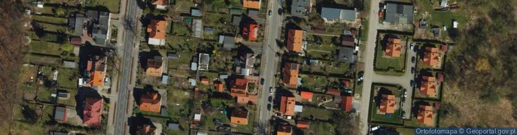 Zdjęcie satelitarne Fasada Systemy Lekkich Budowli Aluminiowych w Żukowski L Mysiak
