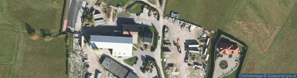 Zdjęcie satelitarne Firma Produkcyjno - Handlowo - Usługowa Stelmach Genowefa , Wyrób i Handel Materiałów Budowlanych Stelmach Genowefa Stelmach, Paweł Stelmach , Marcin Stelmach
