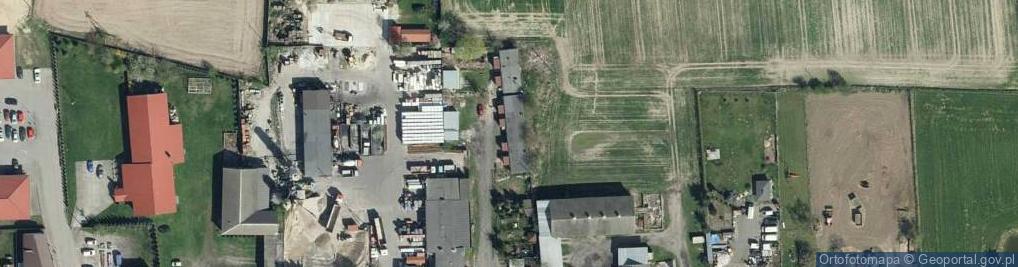 Zdjęcie satelitarne Firma Us?Ugowa ''''Kriss-Bud'''' Krzysztof Fale?Czyk