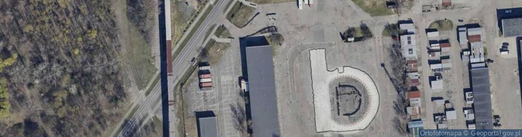 Zdjęcie satelitarne Gliwickie Przeds Robót Inżynieryjnych w Likwidacji