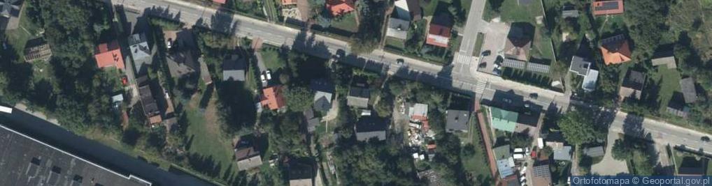 Zdjęcie satelitarne Jan Chebdowski Przedsiębiorstwo Wielobranżowe Janek