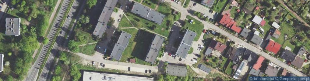 Zdjęcie satelitarne Jerzy Mathias Math-Bruk Przedsiębiorstwo Budowlano-Usługowe